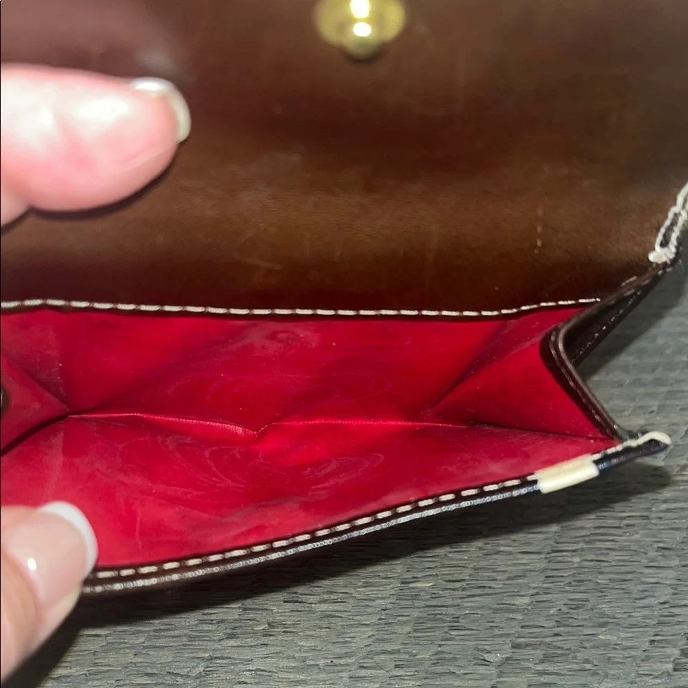 Dooney & Bourke Leather Giraffe Print Wallet - Picture 4 of 11